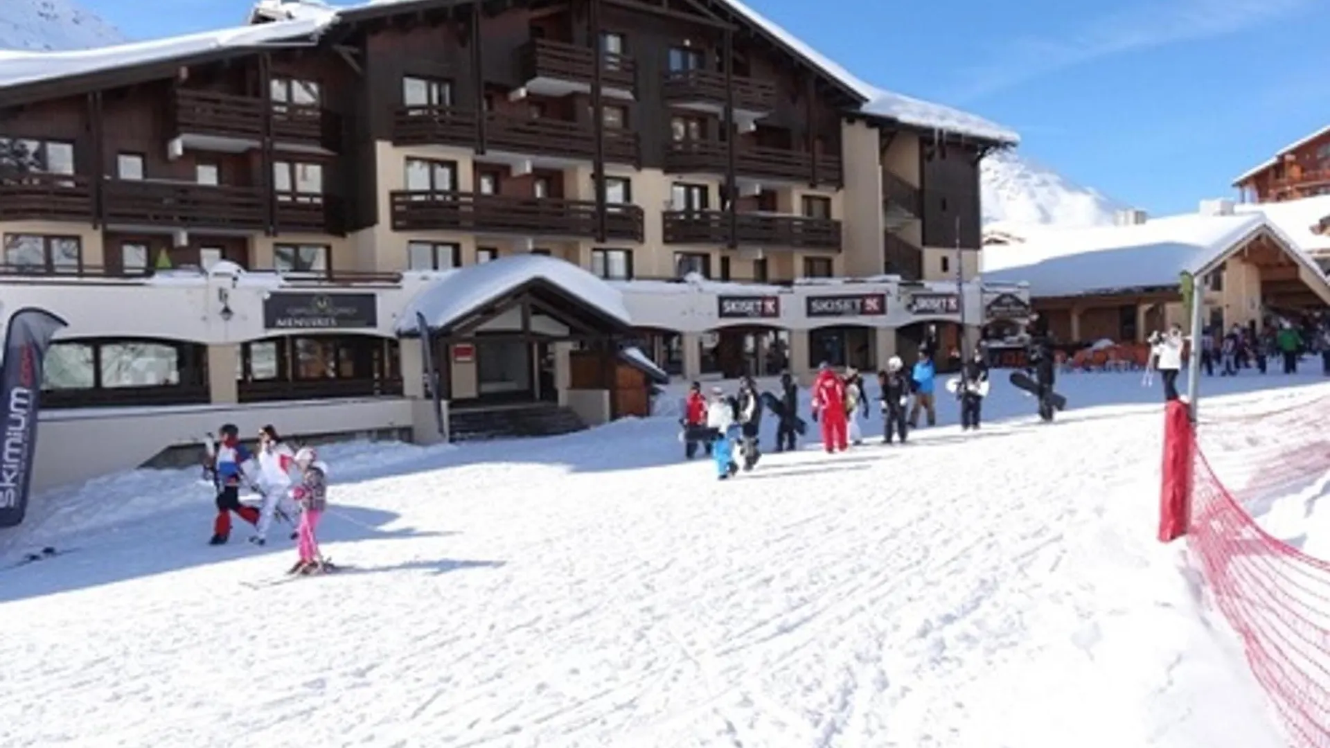 公寓 Appartement Au Pied Des Pistes, 2 Pieces Pour 4 Pers, Parking Gratuit, Wi-Fi, Les Menuires - Fr-1-178-6 圣马丁德贝尔维尔